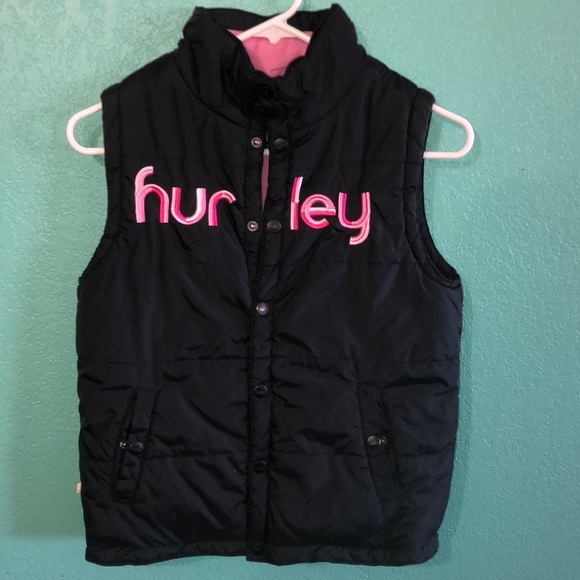 Cute Girls Hurley Jacket Vest - Picture 1 of 5